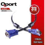 Binbir Göz Bilgisayar Qport Q-Vga3 3mt VGA Kablo