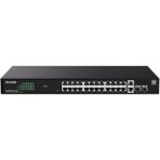 Binbir Göz Bilgisayar Tenda TEG2228P-24-410W 24 Port Poe 10/100/1000 2 x Sfp 410W Yonetılebılır Desktop Swıtch
