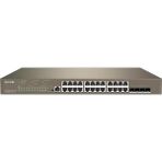 Binbir Göz Bilgisayar Tenda TEG5328XP-24-410W 24 Port Poe 10/100/1000 24 Port Poe 4 x Sfp 410W Layer 3 Yönetilebilir Rack Mount Swıtch