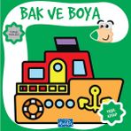 Binbir Göz Kitap Bak ve Boya Yeşil Kitap