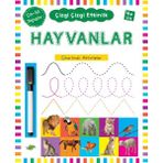 Binbir Göz Kitap Çizgi Çizgi Etkinlik- Hayvanlar (4+ Yaş)