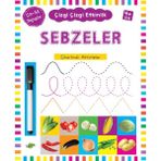 Binbir Göz Kitap Çizgi Çizgi Etkinlik - Sebzeler (4+ Yaş)