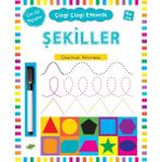 Binbir Göz Kitap Çizgi Çizgi Etkinlik - Şekiller (4+ Yaş)