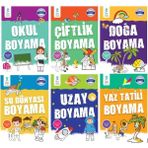 Binbir Göz Kitap Çocuk Gelişimi Türkçe Ingilizce Boyama Seti