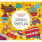 Binbir Göz Kitap Çocuklar Için Mandala - Renkli Taşıtlar