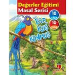 Binbir Göz Kitap Değerler Eğitimi Masal Serisi - Bir Kuş Konmuş (10 Kitaplık Set)