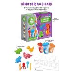 Binbir Göz Kitap Dinozor Avcıları Oyun Hamuru Seti (17 Parça - 352 Gr)