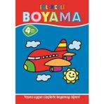 Binbir Göz Kitap Eğlenceli Boyama - 4 Yaş Üstü 4’lü Pastel Boya Hediyeli