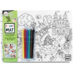 Binbir Göz Kitap Funny Mat - Prenses ve Oyun Bahçesi 6'lı Kalem Hediyeli 25 x 35 cm