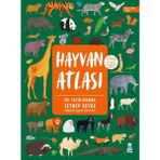 Binbir Göz Kitap Hayvan Atlası (Dünya Haritası ve Çıkartma Hediyeli)
