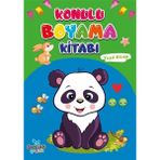 Binbir Göz Kitap Konulu Boyama Kitabı - Yeşil Kitap