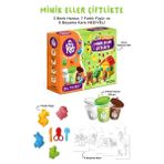 Binbir Göz Kitap Minik Eller Çiftlikte Oyun Hamuru Seti (16 Parça - 340 Gr)