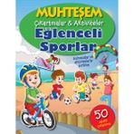 Binbir Göz Kitap Muhteşem Çıkartmalar ve Aktiviteler - Eğlenceli Sporlar