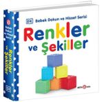 Binbir Göz Kitap Renkler ve Şekiller - 0-2 Yaş Bebek Dokun Hisset