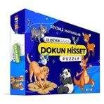 Binbir Göz Kitap Sevimli Hayvanlar - Dokun ve Hisset Puzzle