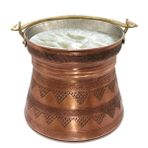 Binbir Trend Bakır Yoğurt Bakracı – Helke – Satıl- El Işçiliği ile Üretilmiş 3 Lt - 20x18x18 cm