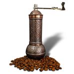 Binbir Trend Nostaljik Osmanlı Kahve Değirmeni, Baharat Değirmeni Topuz Hazneli (Koyu Kahve)