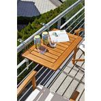 Binbirreyon Askılı Katlanır Balkon Masası Ahşap Ayarlanabilir Mekanizmalı 60x40cm AA015