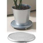 Binbirreyon Çelik Metal Saksı Altlığı Tekerlekli Damacana Tüp Altlığı 31cm DH140