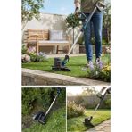 Binbirreyon Çim Biçme Makinesi Kenar Kesme Makinesi Tekerlekli 600W Teleskopik Kademeli 30CM AC010