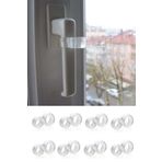 Binbirreyon Kapı Pencere Kolu Stoperi Koruyucu 8'li Pd046 8692172216048