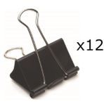 Binder Clips 25 mm 12'li Kutu Metal Kıskaç