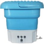 Binduo Mini Portatif Çamaşır Makinesi - Mavi (Yurt Dışından)