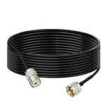 BINGFU 3 metre UHF PL-259 fiş UHF soket RG58 koaksiyel kablo araç, SUV kamyon, telsiz cihazı, el radyo, CB telsiz amatör mobil radyo FM vericisi, çok yönlü