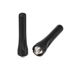 Bingfu Amatör Radyo 435 MHz UHF Anten 2-Pack İki Yönlü Telsiz Walkie Talkie Kısa Yumuşak Kırbaç Kauçuk Anten 2.3 inç Wouxun Baofeng BF-F8HP UV-5R UV-82 BF-888S için
