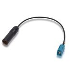 Bingfu Fakra - DIN anten adaptör kablosu, evrensel araç araç stereo FM AM radyo anteni adaptör kablosu 30 cm araba stereo ses HD radyo kafa ünitesi CD medya oynatıcı alıcı