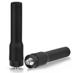 Bingfu Telsiz cihazı anteni SMA soket çift bant VHF UHF 136-174MHz 400-460MHz anten Kenwood Baofeng BF-F8HP UV-5R UV-82 BF-888S el HT Ham radyo Walkie Talkie, 2'li paket, çok yönlü