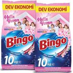 Bingo Matik 2x10 kg Mutlu Yuvam Renkliler ve Beyazlar Toz Çamaşır Deterjanı