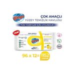 Bingo Pratik Yüzey Temizlik Havlusu Limon Kokulu 96x12 (1152 Yaprak)