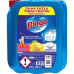 Bingo Sıvı Bulaşık Deterjanı 4 KG Limon Kokulu - 4 lt