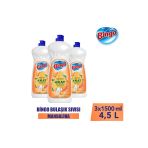 Bingo Sıvı Elde Bulaşık Deterjanı Mandalina 1500ml X 3 Adet