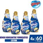 Bingo Soft Konsantre Çamaşır Yumuşatıcısı Lilyum 1440 ml X 4 Adet - 1,44 lt
