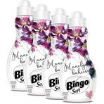 Bingo Soft Manolya Konsantre 1440 ml Ekonomi Paketi 4'lü Çamaşır Yumuşatıcısı