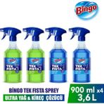 Bingo Sprey Yağ Çözücü 900 MLX2 + Bingo Sprey Kireç Sökücü 900 MLX2