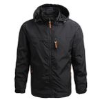 BININBOX Outdoor Softshell Siyah Su Geçirmez Erkek Ceket