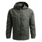 BININBOX Outdoor Softshell Yeşil Su Geçirmez Erkek Ceket