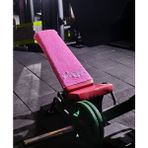 Binnur Home Pamuklu Spor Fitness Havlusu 40 x 100 cm Hızlı Kuruma Özelliği ile Tekil Pembe - Renk