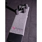 Binnur Home Pamuklu Spor Fitness Havlusu 40X100 cm Hızlı Kuruma Özelliği ile Tekil Gri - Renk