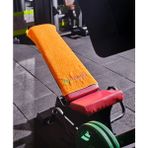 Binnur Home Pamuklu Spor Fitness Havlusu 40X100 cm Hızlı Kuruma Özelliği ile Tekil - Turuncu - Renk