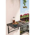 Bino Katlanır Balkon Bahçe Masası Dekoratif Mutfak Masası Ayarlı 2 Kişilik Şık Tasarım