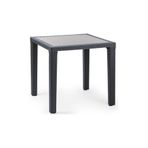 Bintaş Mobilya Antrasit 80x80 cm Bahçe Masası