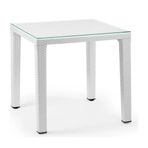 Bintaş Mobilya Beyaz Dış Mekan 80X80 cm Bahçe Masası