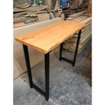 Bintaş Mobilya Doğal Ağaç Kütük Bar Masası 50X100.CM