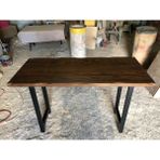 Bintaş Mobilya Doğal Kütük Ağaç Bar Masası Modelleri 60X160.CM