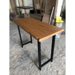 Bintaş Mobilya Kayın Ağacı Kütük Bar Masası 55X150X105.CM