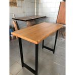 Bintaş Mobilya Kayın Rengi Kütük Bar Masası 140X70X105.CM